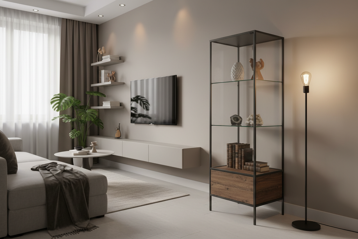 Big Style, Small Footprint: Why a Short Glass Display Cabinet Is the Ultimate Space Saver