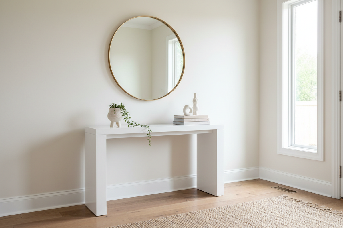 Brighten Your Welcome: Why a White Entry Table Is the Design Anchor You Need