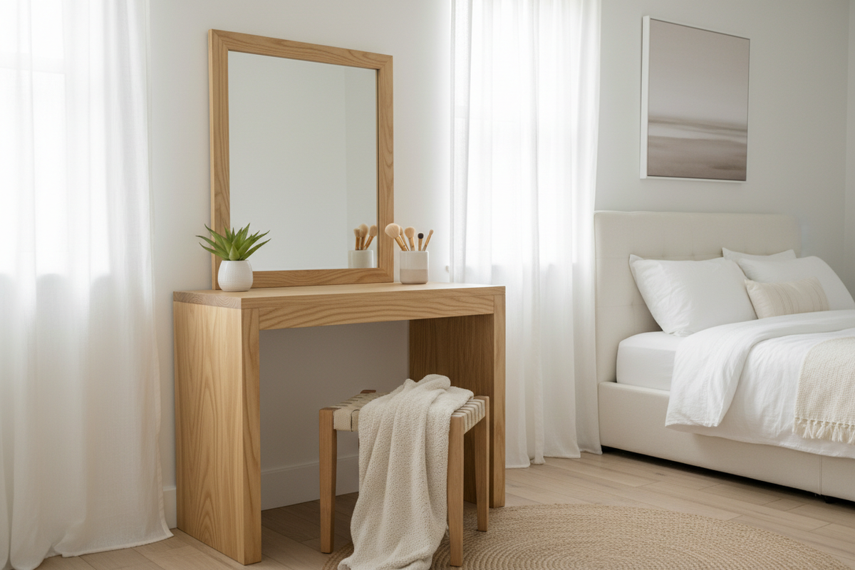 Choosing the Perfect Unfinished Makeup Vanity for Your Space