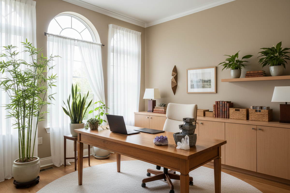 Feng Shui Home Office Setup for Success: Complete Guide to Productive Workspaces