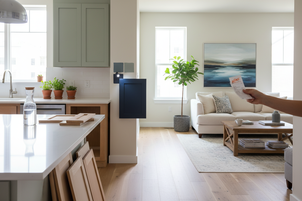 Why That Home Depot Cabinet Color Will Look Totally Different at Home