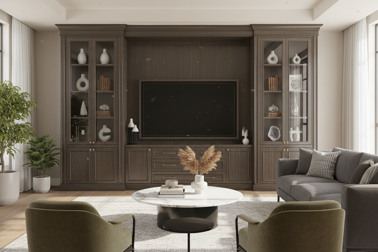 How a Curio Cabinet TV Stand Fixed My 'Giant Black Box' Problem