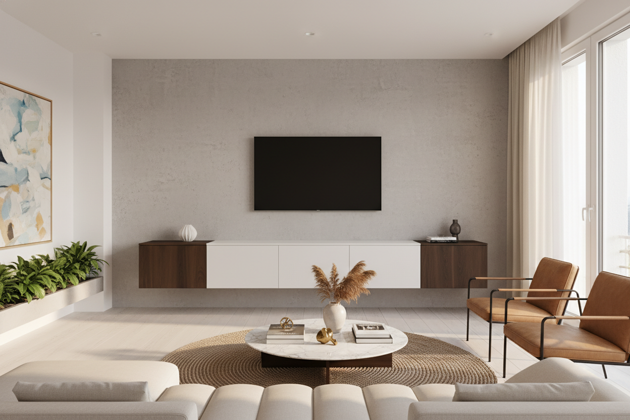 Your Media Console Wall Mount Is Probably Hung Way Too High