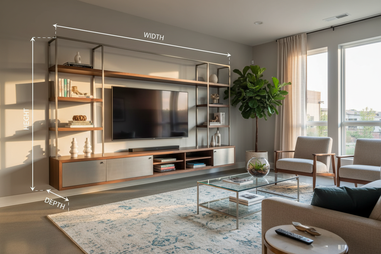 3 Measurements You Need for a Wall Mounted Entertainment Center