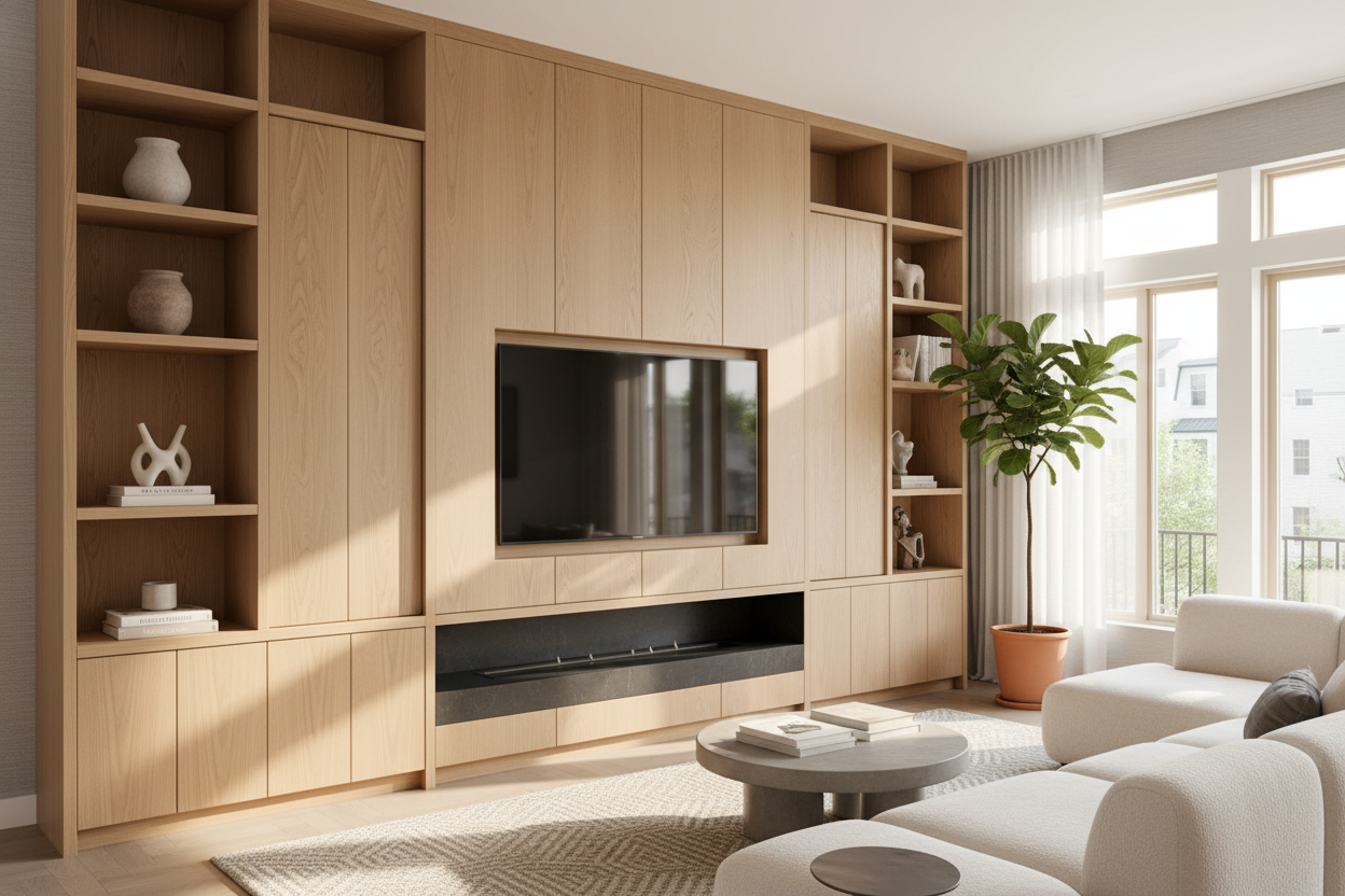 I Gave Up on IKEA Hacks for a Wall Unit Custom Built to Fit