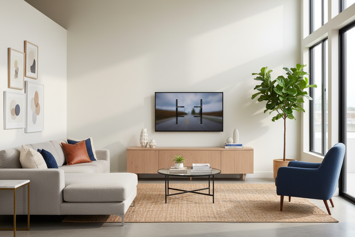 I Ruined My Plaster Before Finding TV Stands With Built In Mount