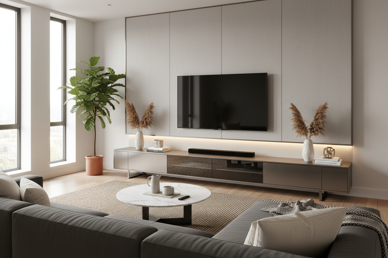 Does a Contemporary TV Stand With Mount Actually Look Good?