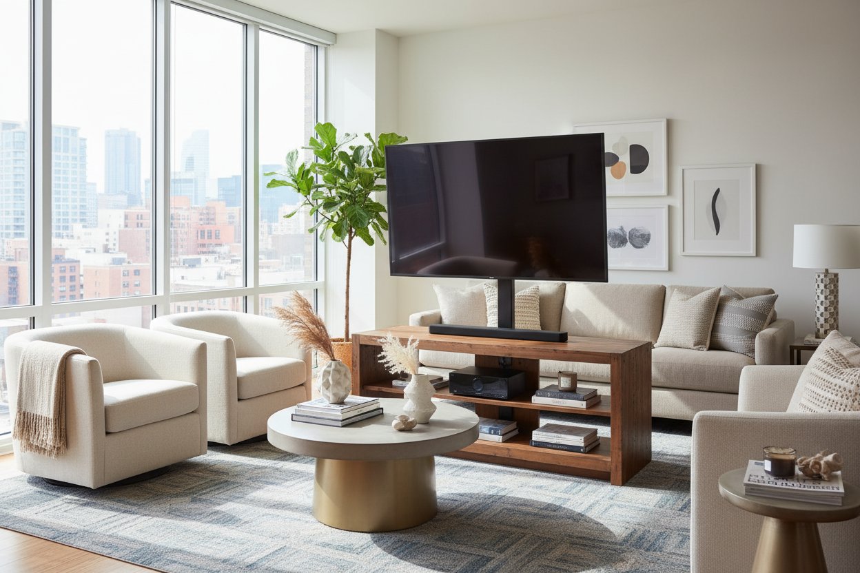 Is a Big Lots TV Stand With Mount Actually Sturdy Enough for a 65-Inch?