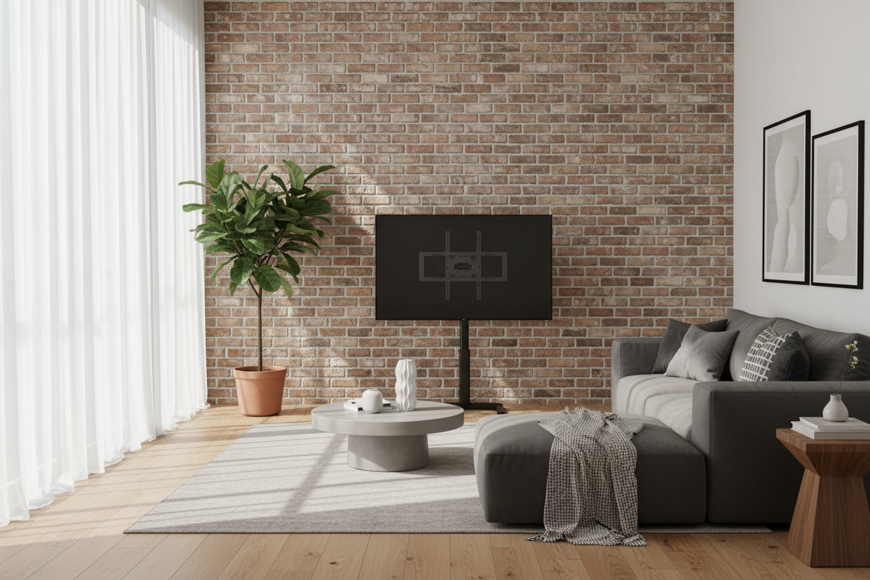 Got Brick Walls? You Need an Against the Wall TV Mount