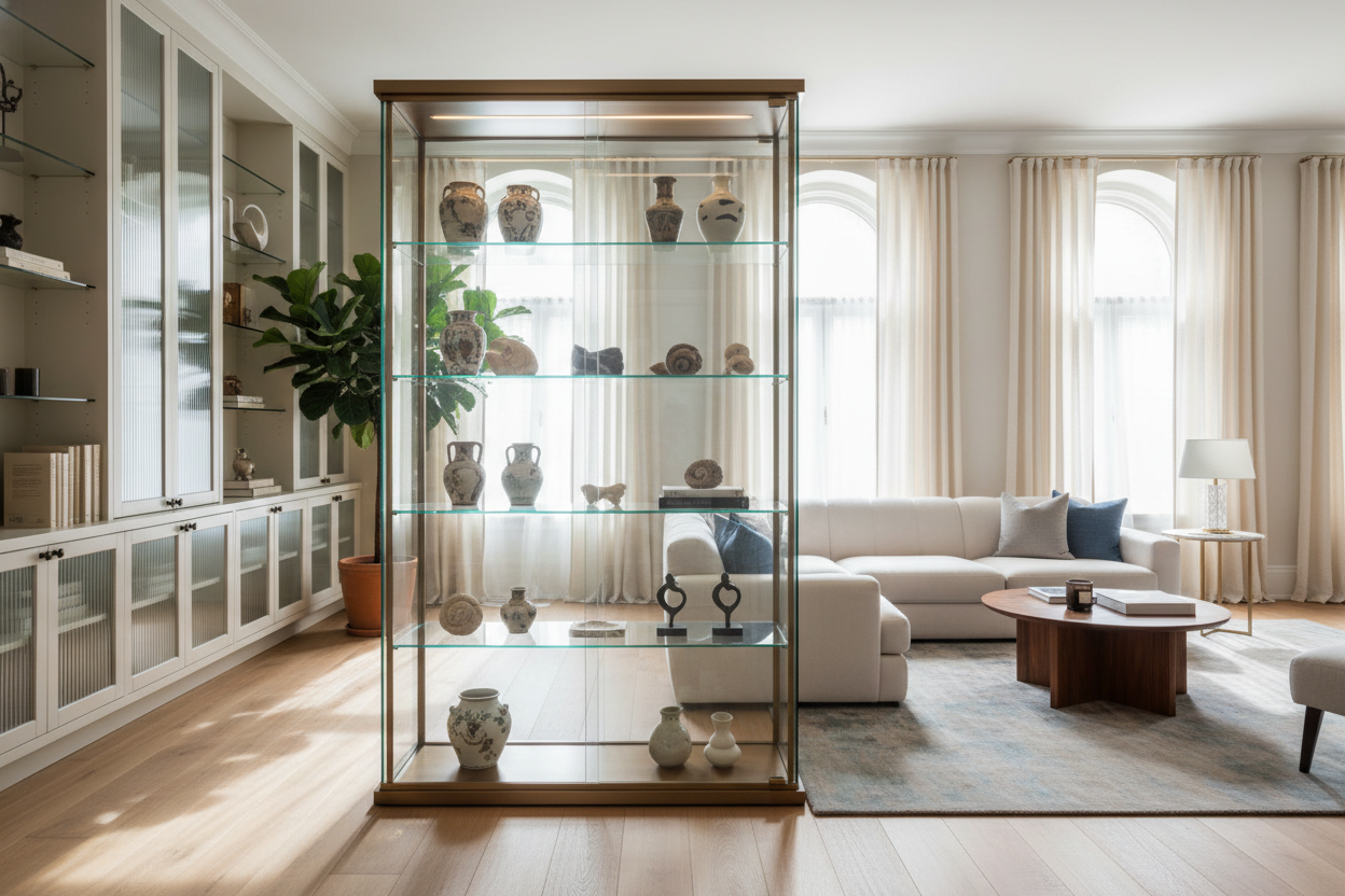 Is a Floor Glass Display Case Too 'Museum' for a Normal House?