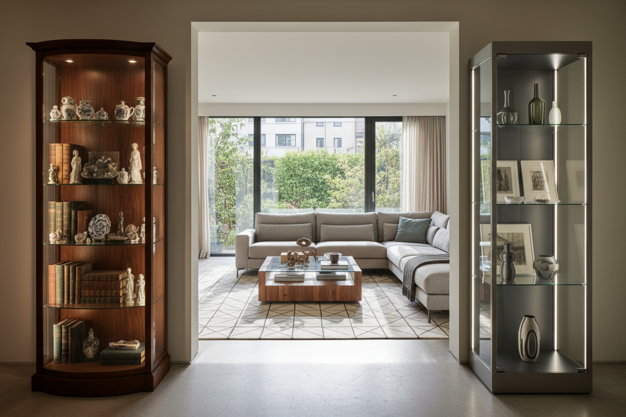 Curio vs. Glass Cabinet Retail Display: Which Actually Looks Better?