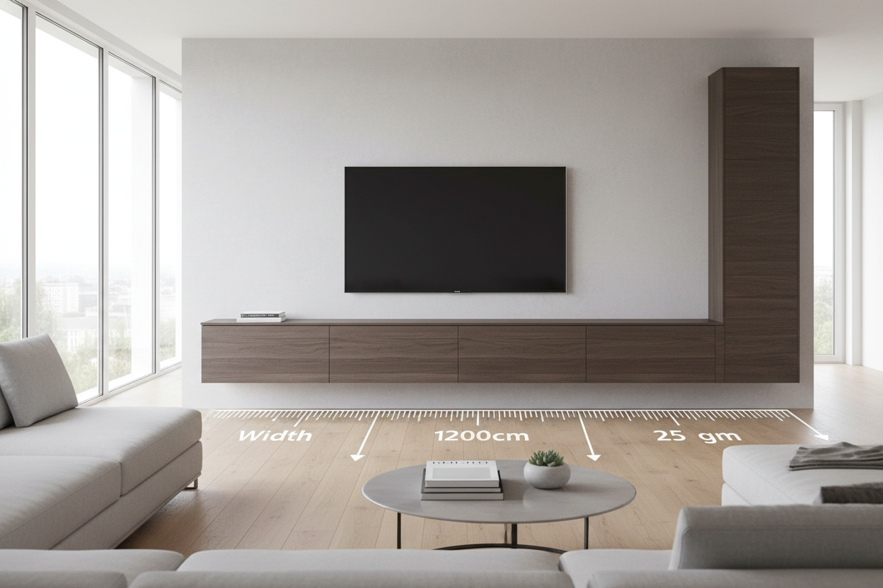The 3 Measurements You Need Before Buying a Wall Mounted TV Cabinet