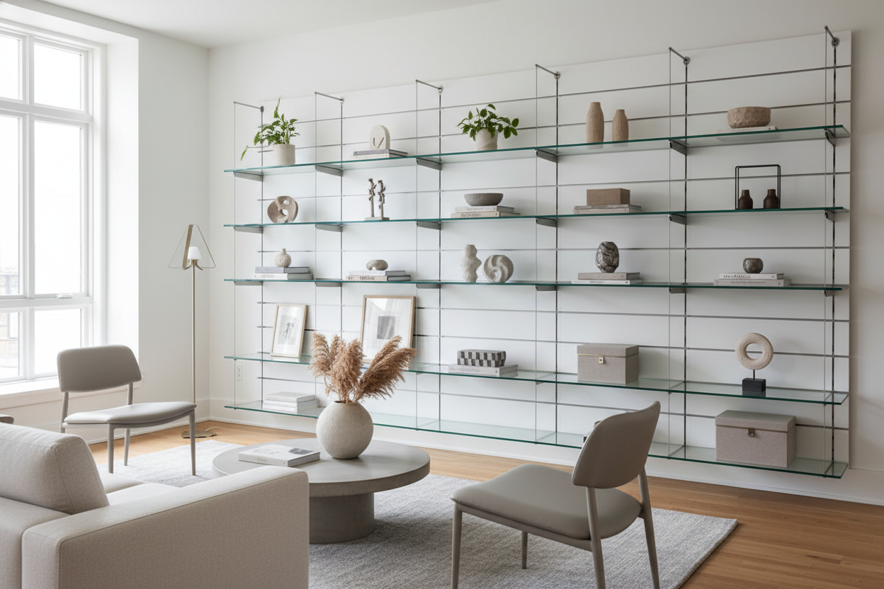 Stop Buying Boxy Cabinets: Why I Switched to Glass Slatwall Shelves