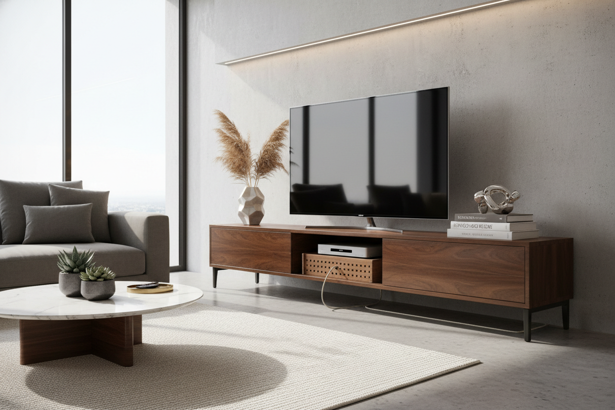 Stop Ruining Fancy TV Stands With Your Ugly Cable Box