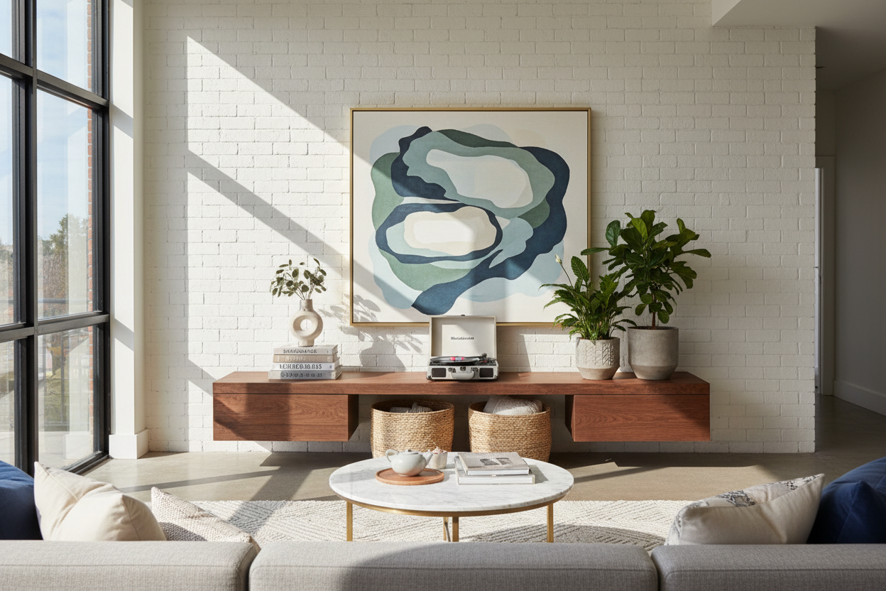 Your Console Is Naked: How to Decorate a TV Stand With Intention