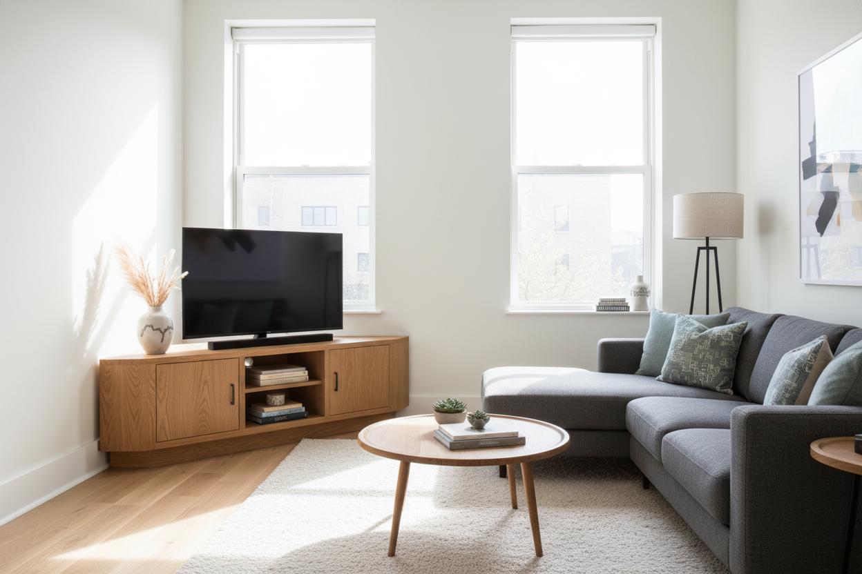 Stop Wasting Wall Space: Why I Switched to an Oak Corner TV Stand