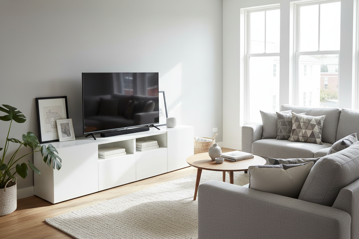 The Only IKEA TV Stands That Won't Bow Under a 55-Inch Screen