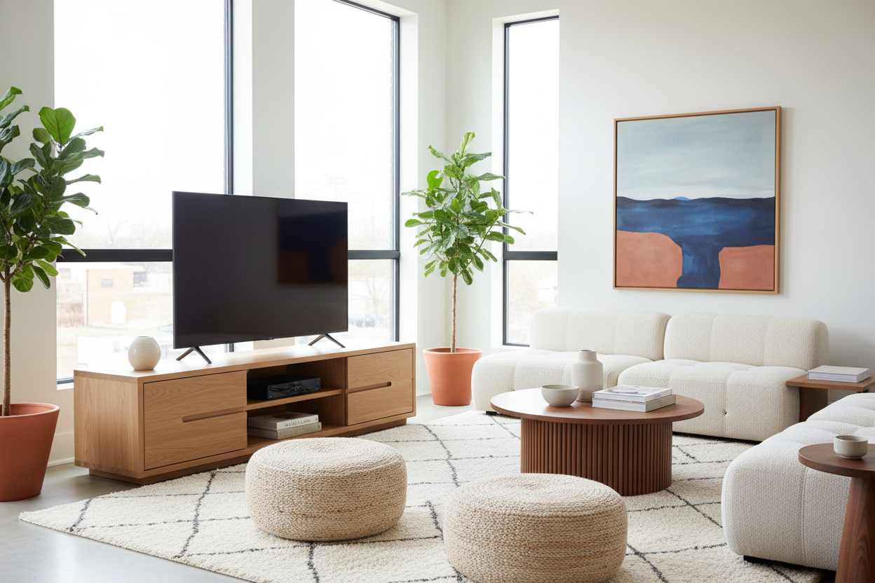 Your TV is Too High: Why I Switched to TV Stands 18 Inches High