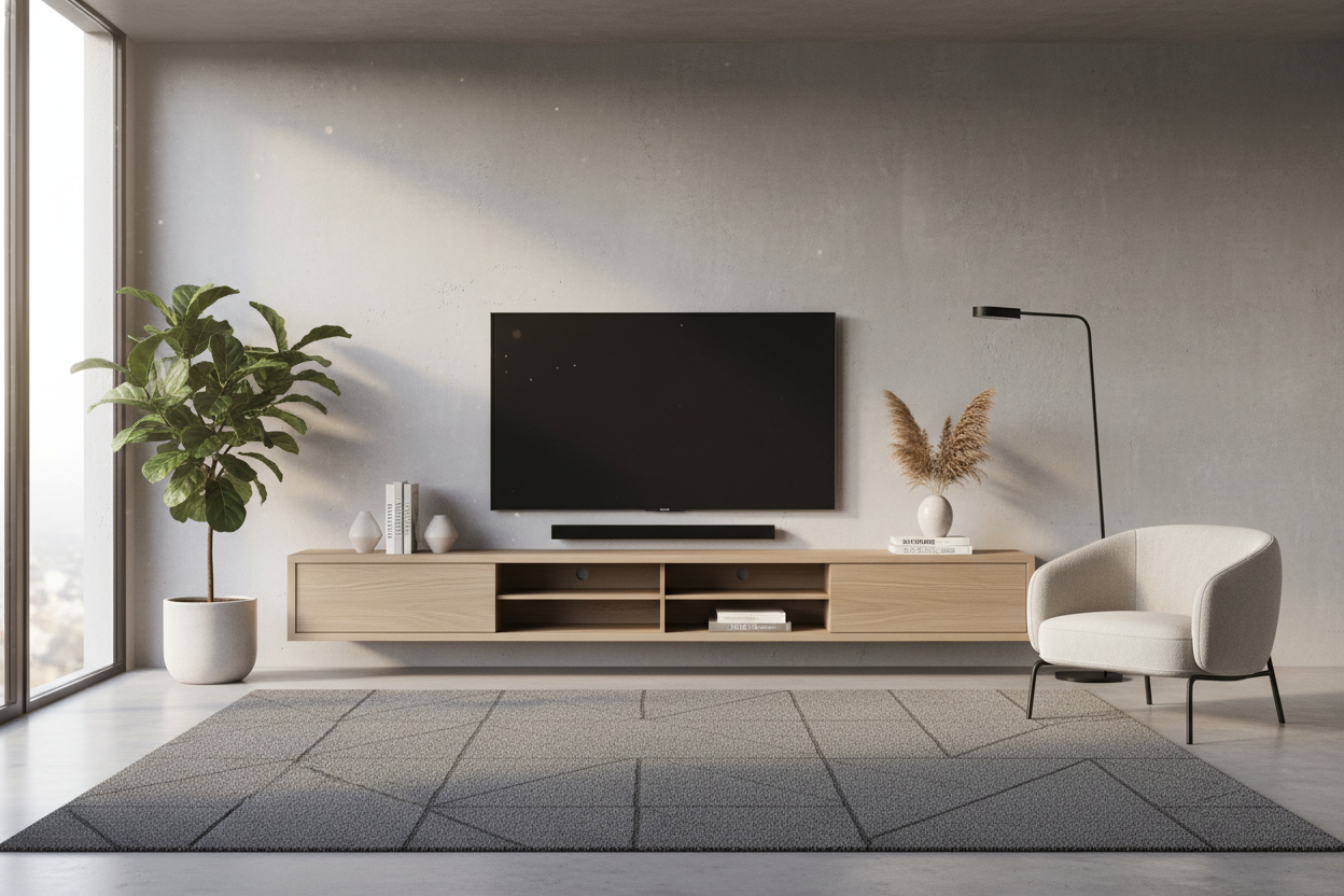 I Finally Found a Modern Entertainment Center That Doesn't Look Bulky