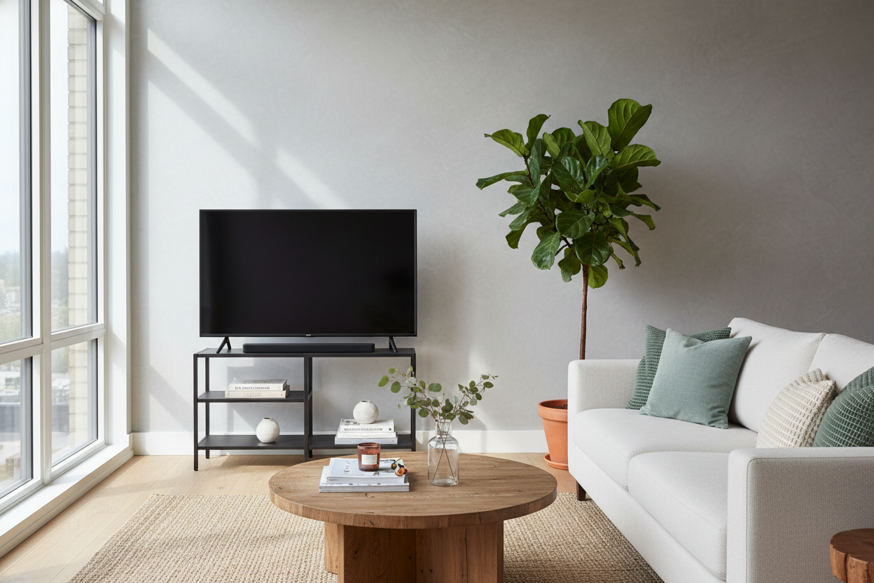 Stop Centering Your Small Television Stand on the Wall
