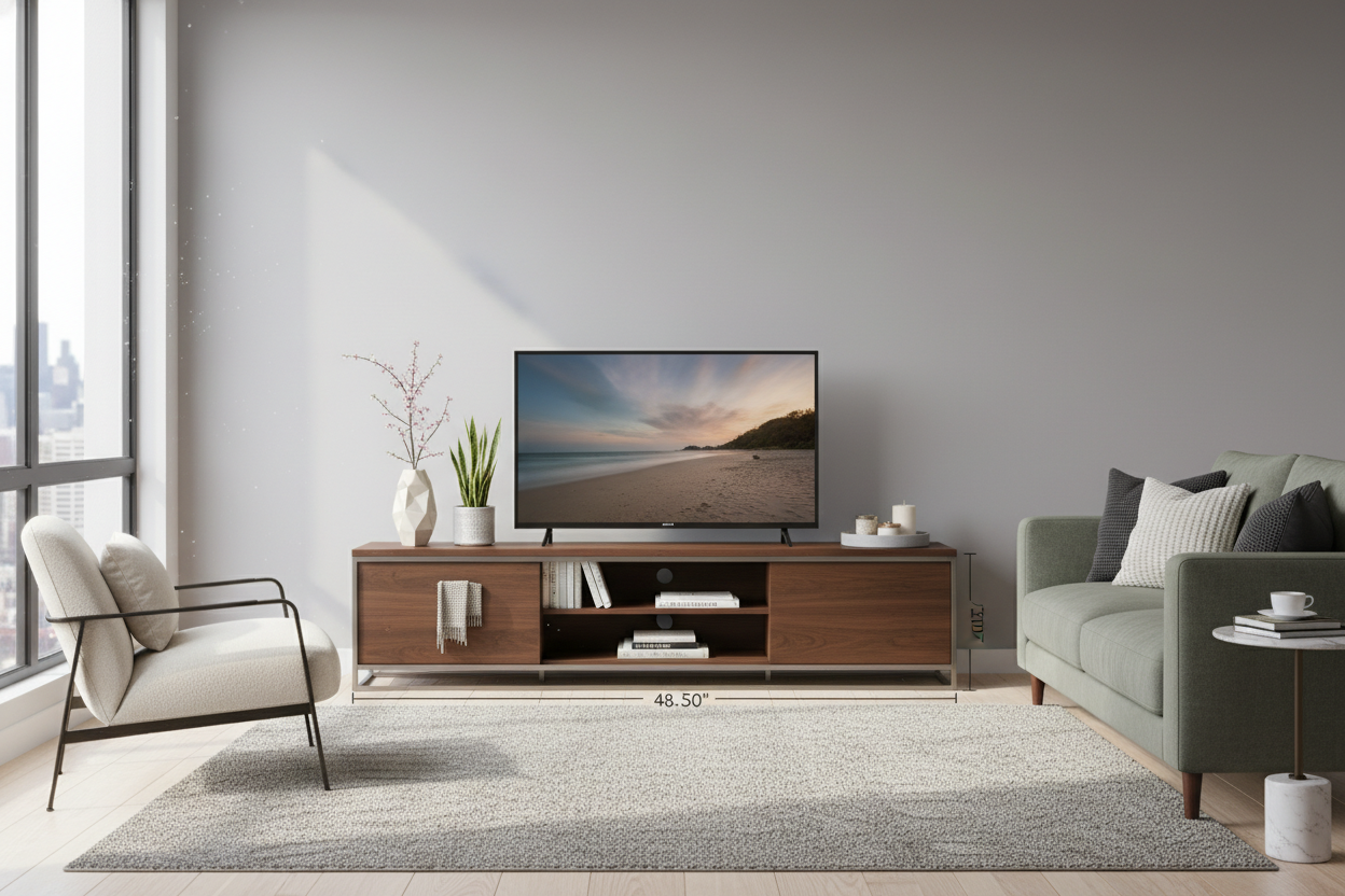 Why a 50 Inch TV and Stand Is Actually the Perfect Size