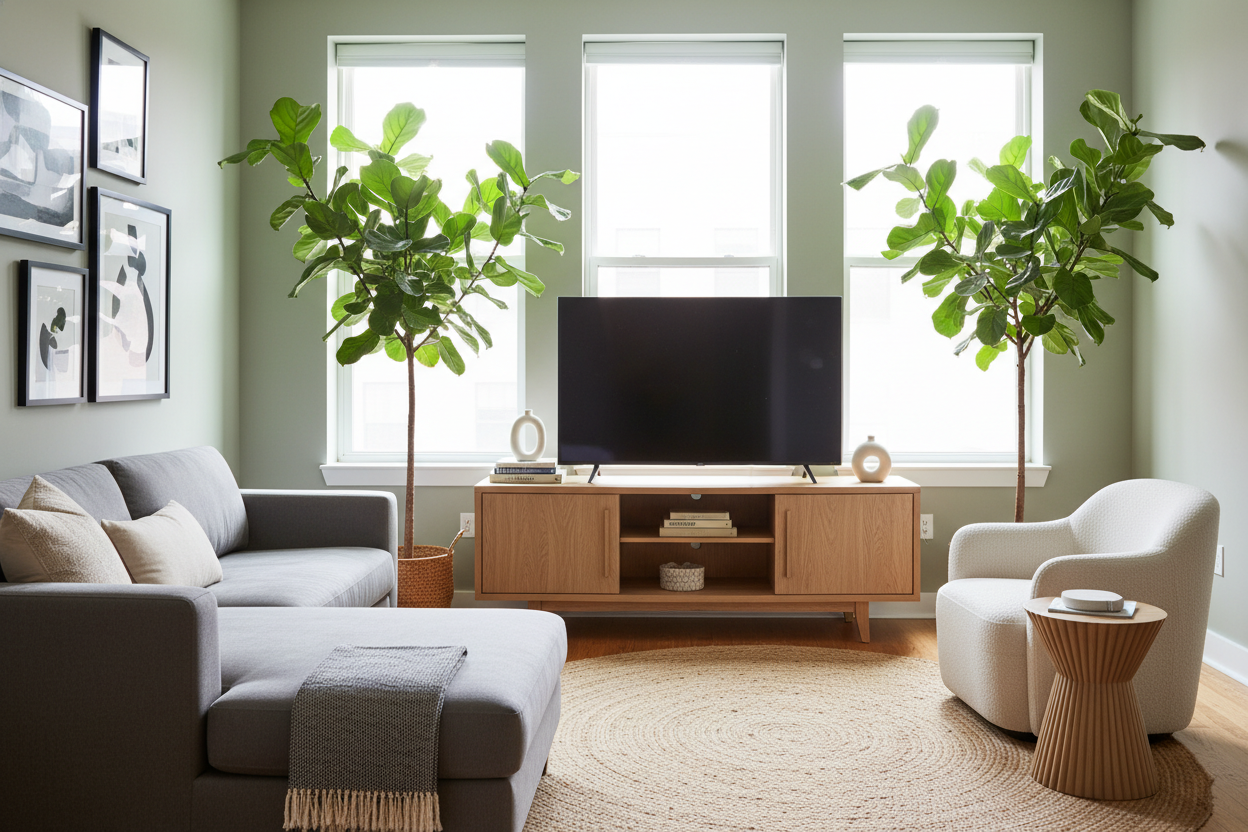 Why I Swear By a 53 Inch TV Stand for Awkward Living Rooms