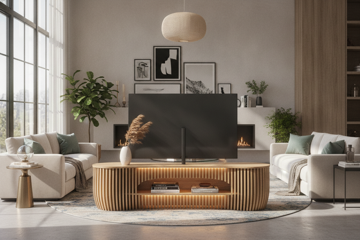 Your Living Room Deserves a Cool TV Stand, Not a Boring Box