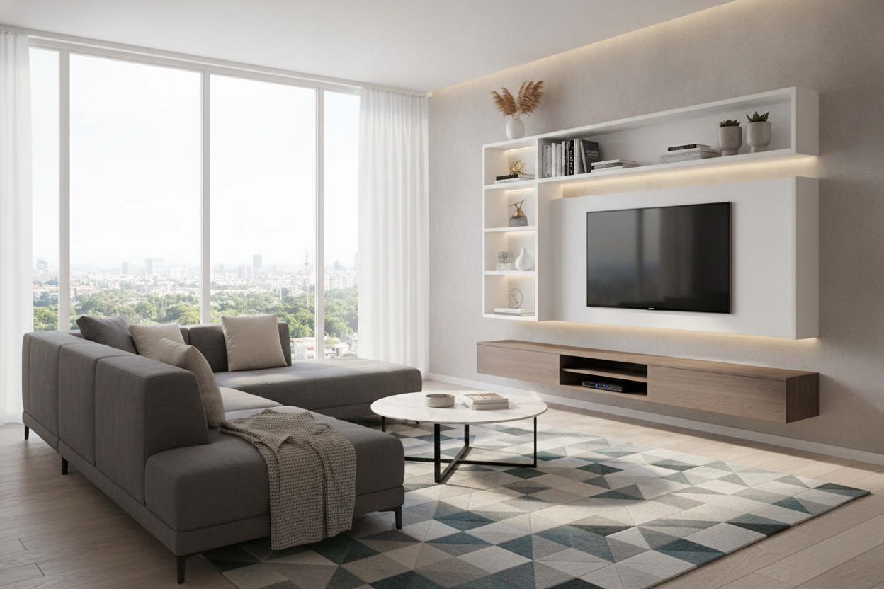 The Exact Height You Should Hang Floating TV Stands