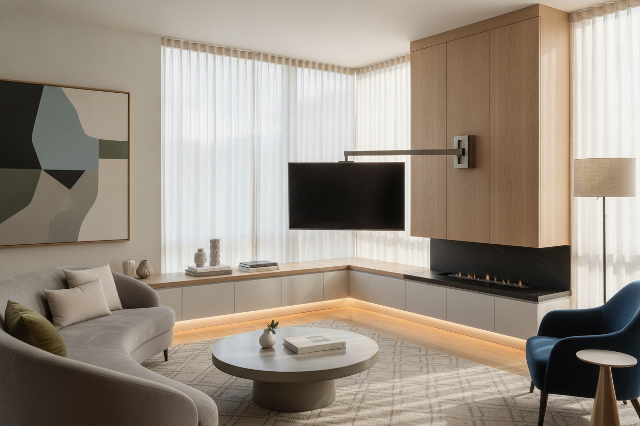 The Only TV Corner Solutions That Don't Look Like a 1990s Motel
