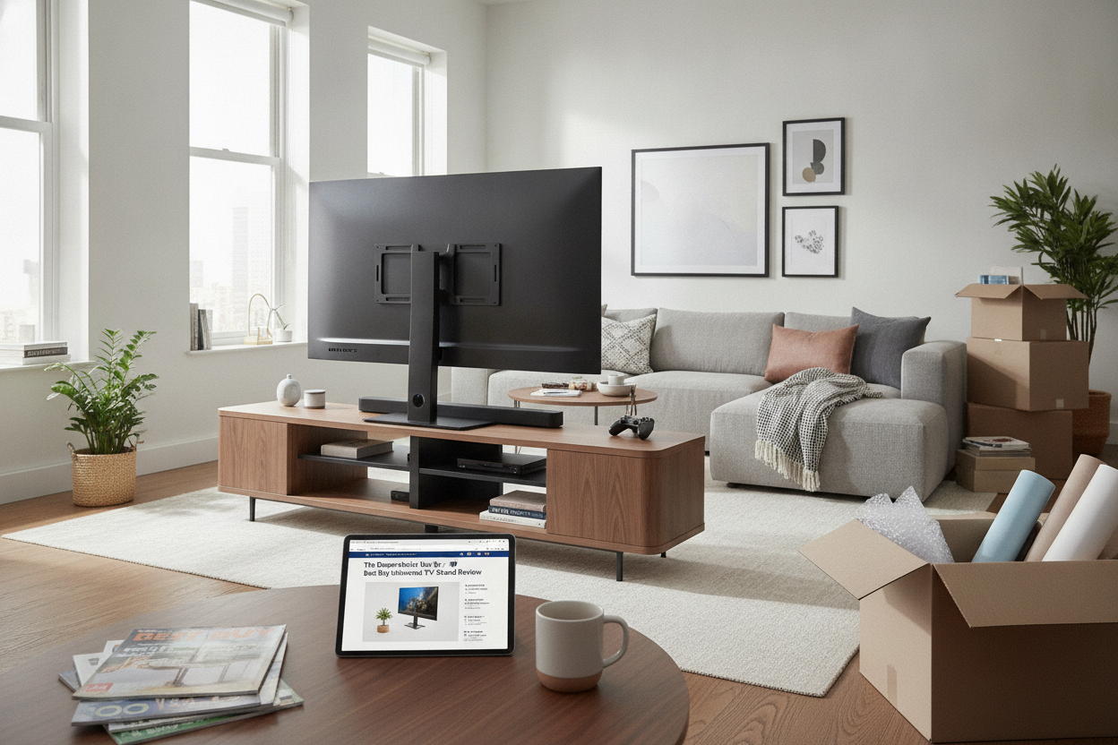 The Desperation Buy: My Best Buy Universal TV Stand Review