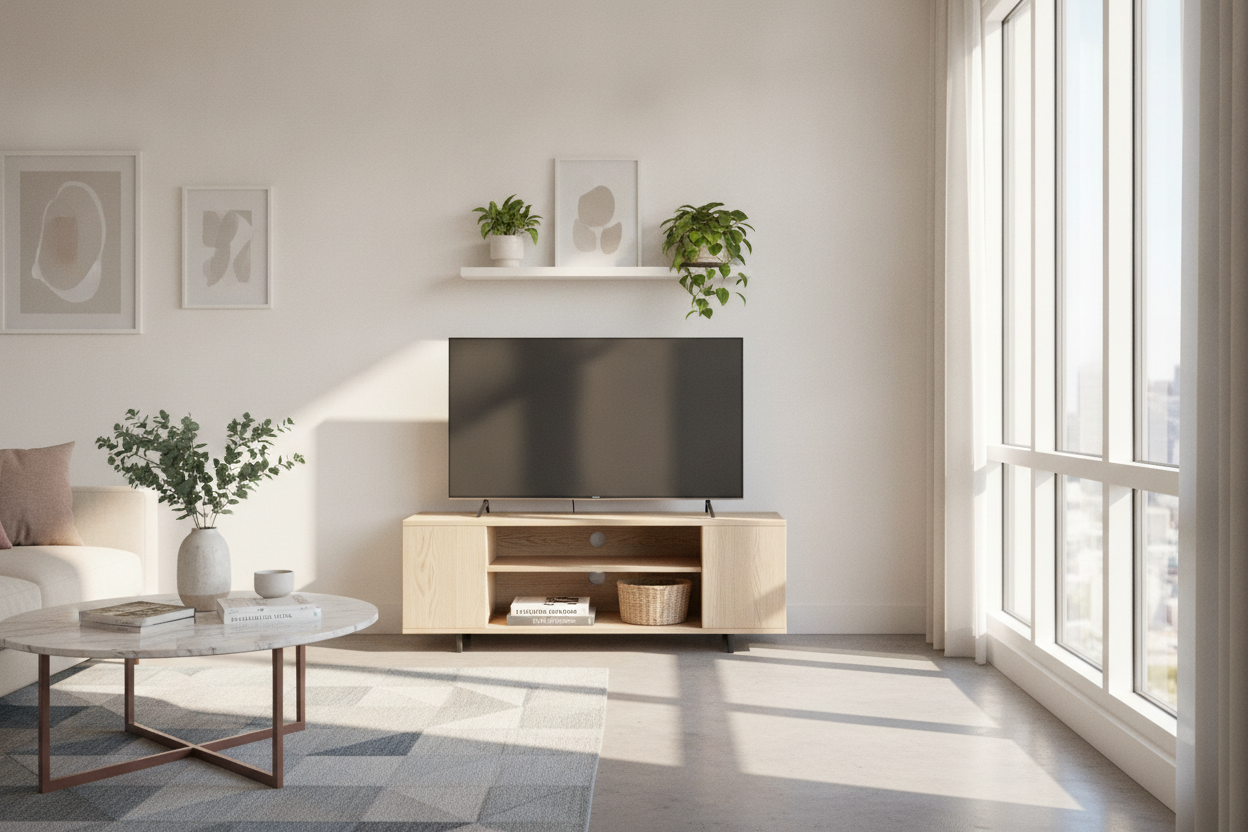 Stop Buying Massive Consoles—A Wayfair Small TV Stand Is All You Need