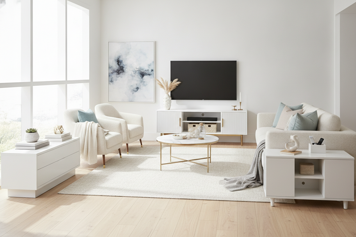 I Built 3 Cheap Amazon TV Stands White Editions (And Kept One)