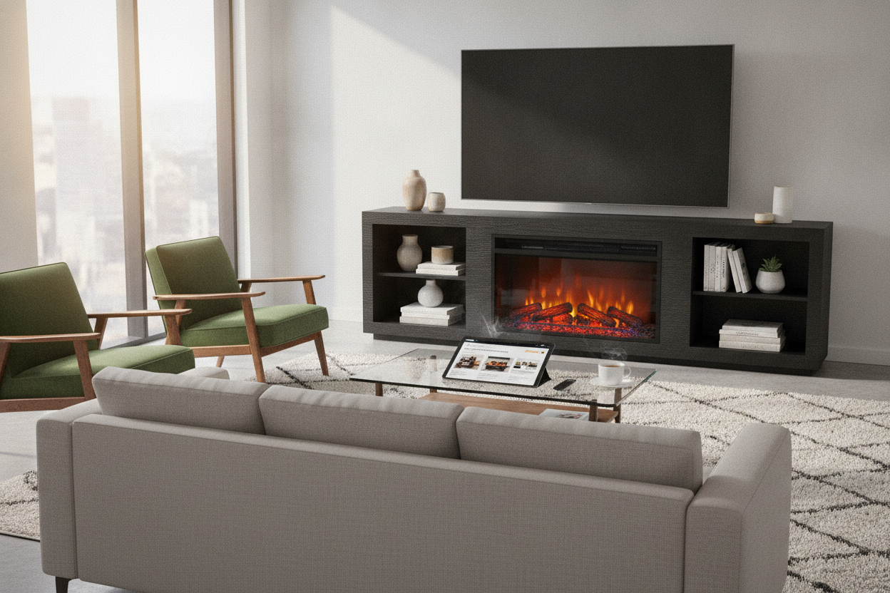 How to Survive the Search for an Amazon TV Stand With Fireplace