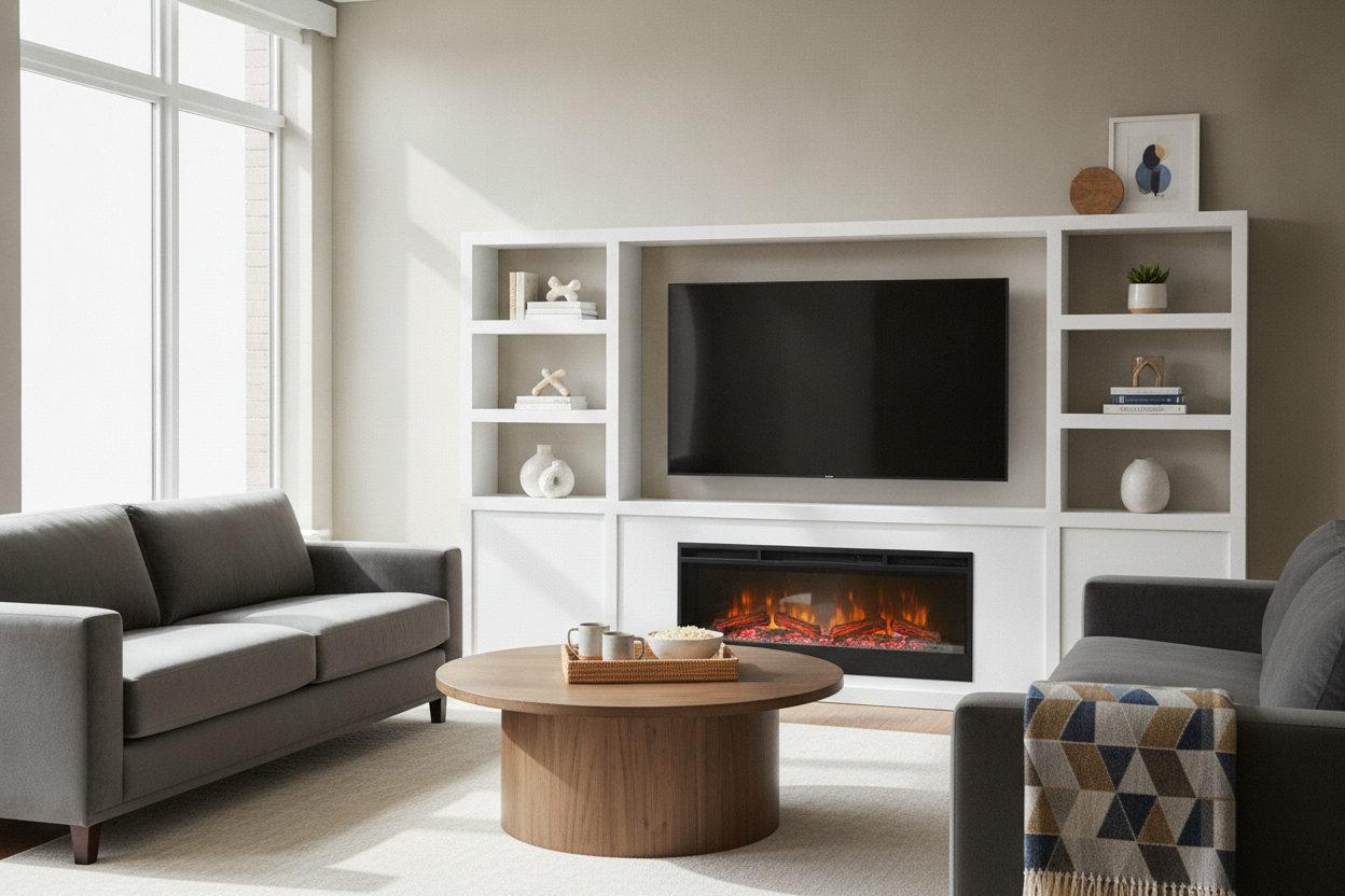 I Went for Bulk Snacks, Left With a Fireplace TV Stand at Sam's Club