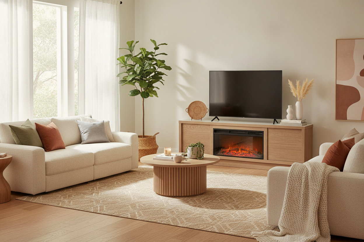 I Tested the Viral TV Stand Fireplace Target Keeps Selling Out Of