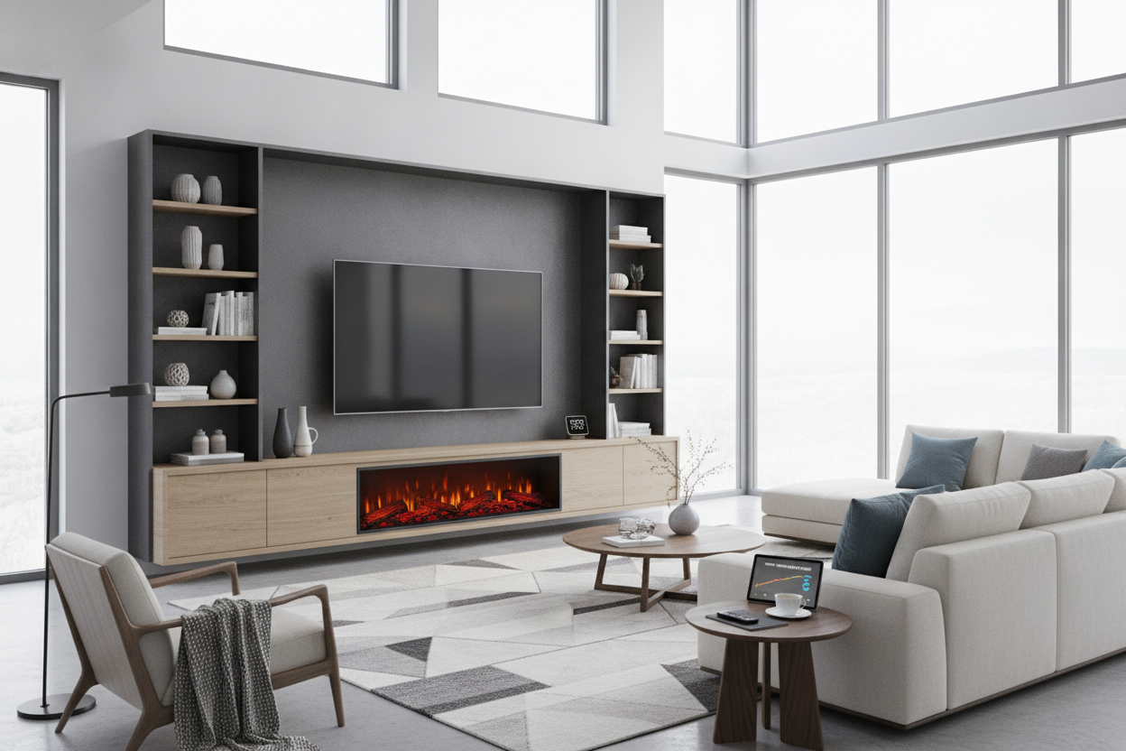 Can a 1000 Sq Ft Electric Fireplace TV Stand Actually Heat a Room?