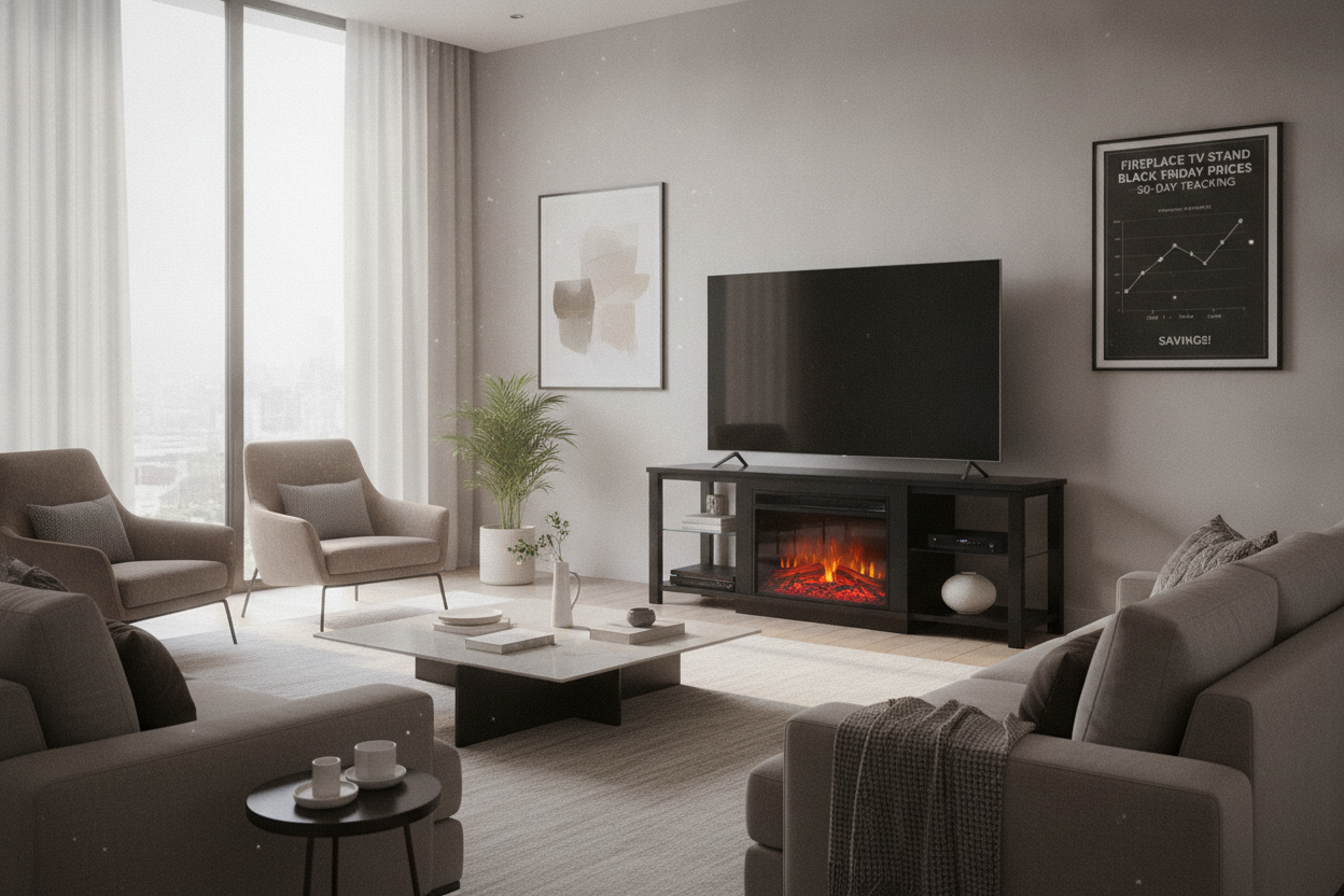 I Tracked Fireplace TV Stand Black Friday Prices for a Month