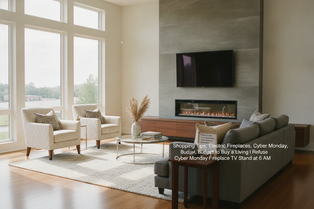Why I Refuse to Buy a Cyber Monday Fireplace TV Stand at 6 AM