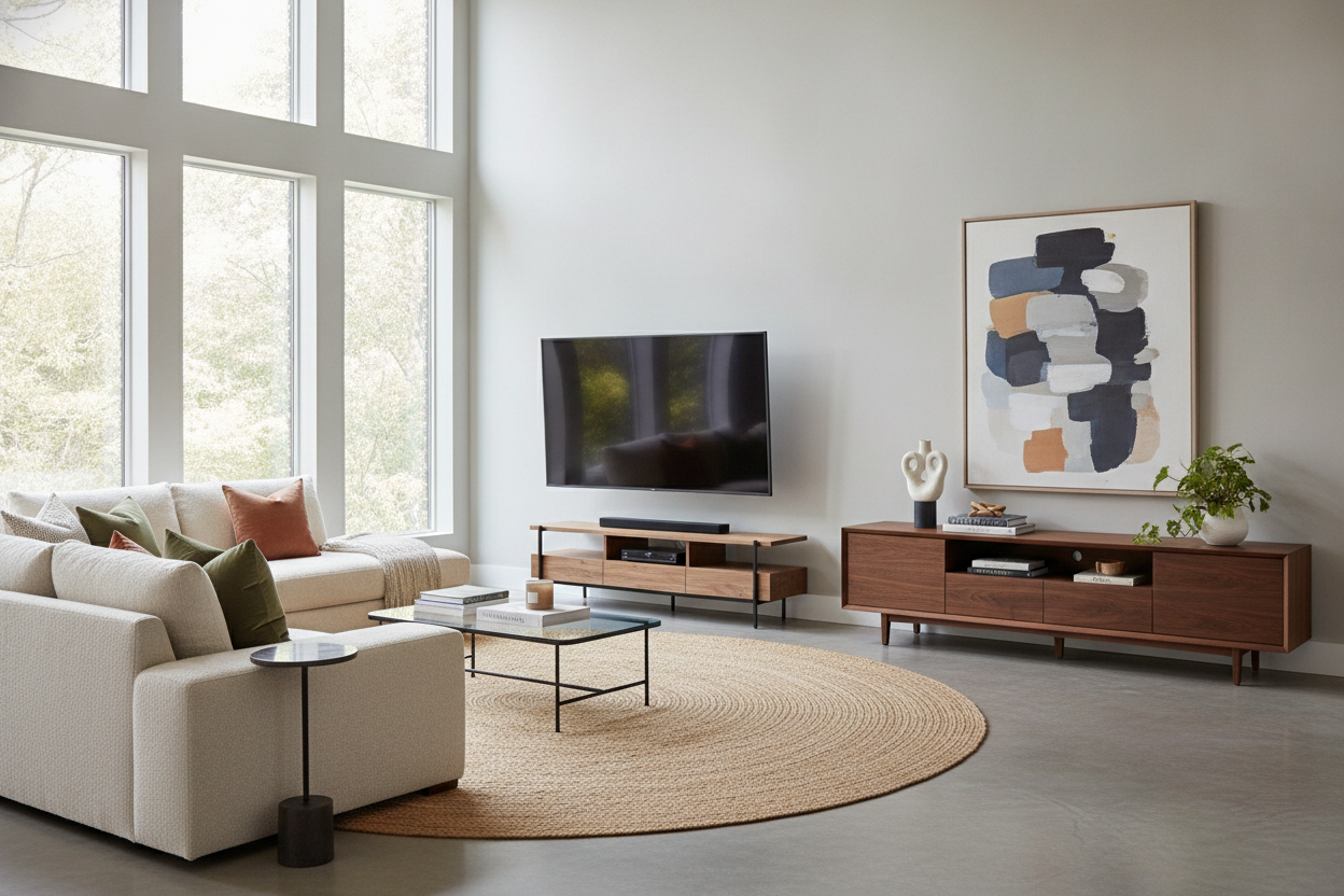 Why Most 60 Inch TV Stands Look Ridiculous (And How to Fix It)