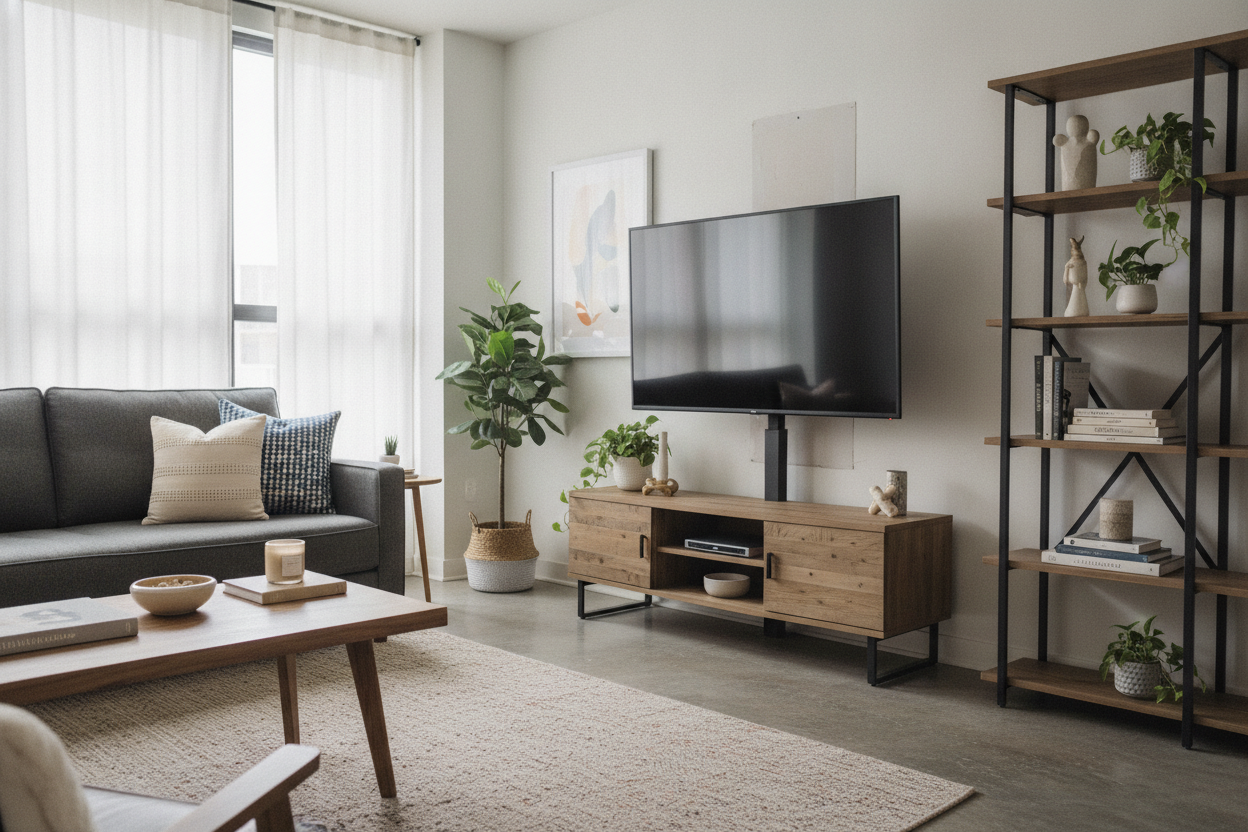 My Drywall Disaster Made Me Buy a 60 Inch TV Mount Stand