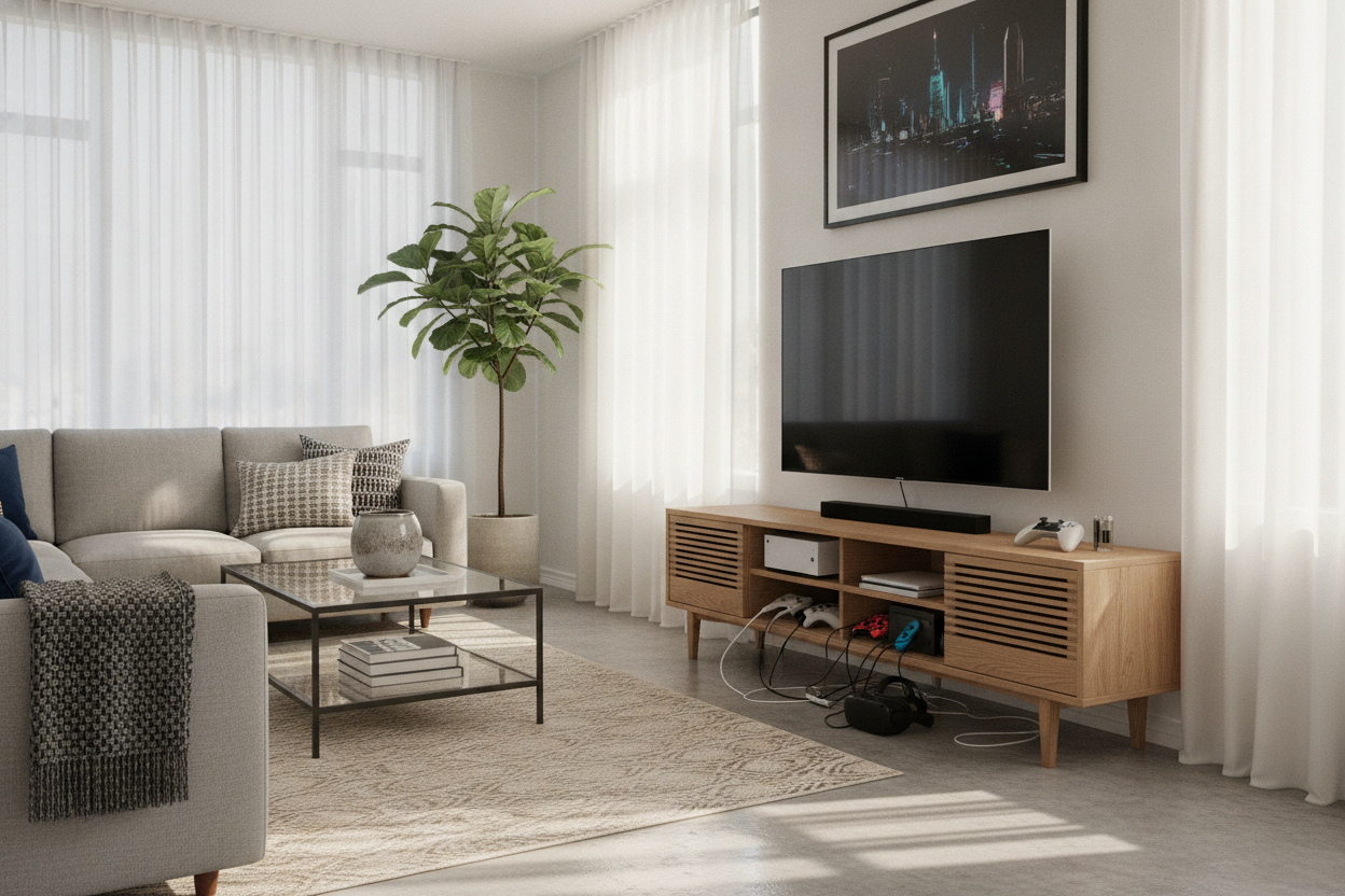 Your TV Stand With Xbox Setup Needs More Breathing Room