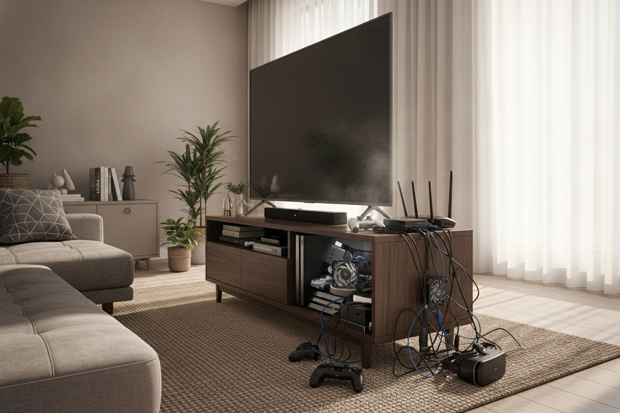Your Cramped TV Stand for PS4 Is Making It Sound Like a Jet Engine