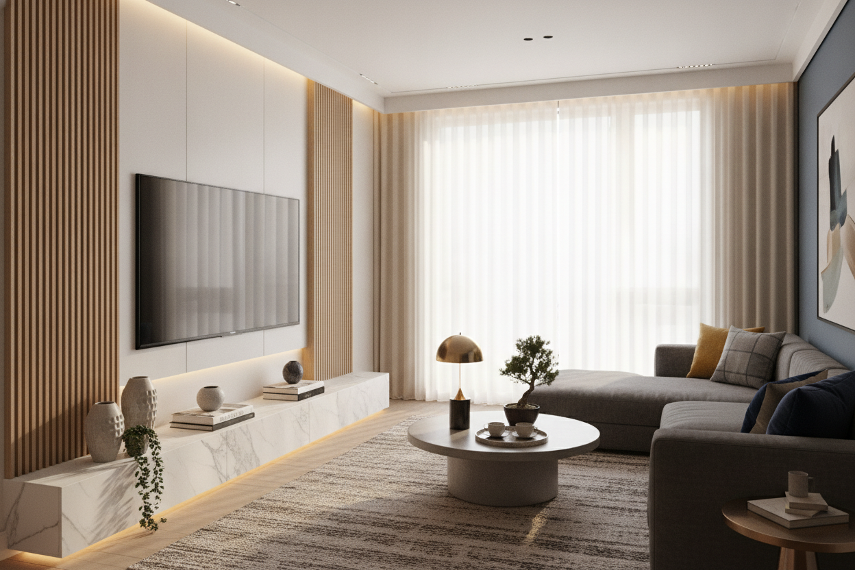 How to Stop Your TV Screen Glass from Dominating the Room