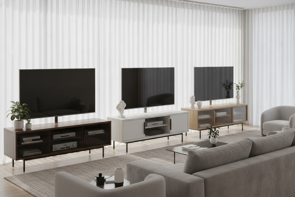 Clear, Smoked, or Fluted? Picking the Best Glass for TV Unit Doors