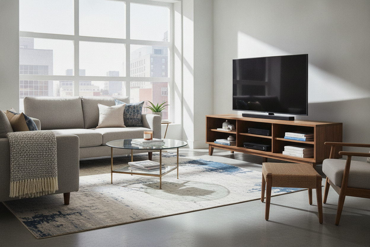 I Judged Flat-Pack Consoles Until I Bought a Sauder Furniture TV Stand
