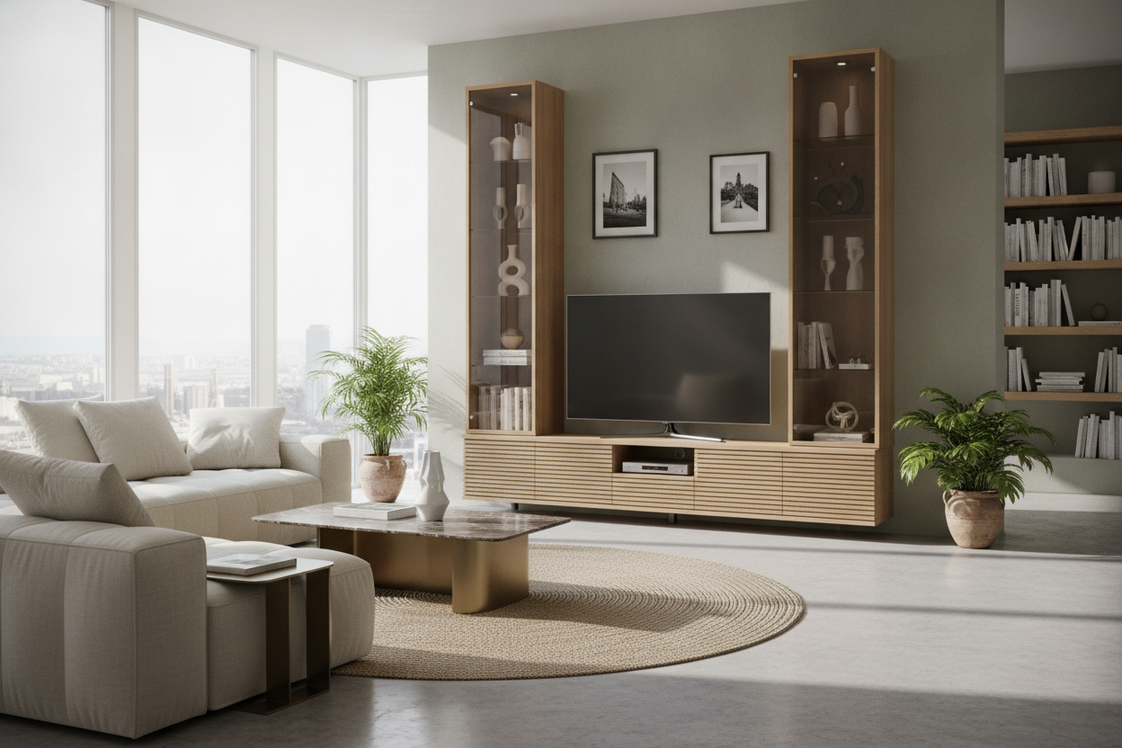 I Swore Off Bulky Furniture, Then Bought an Entertainment Center Tower