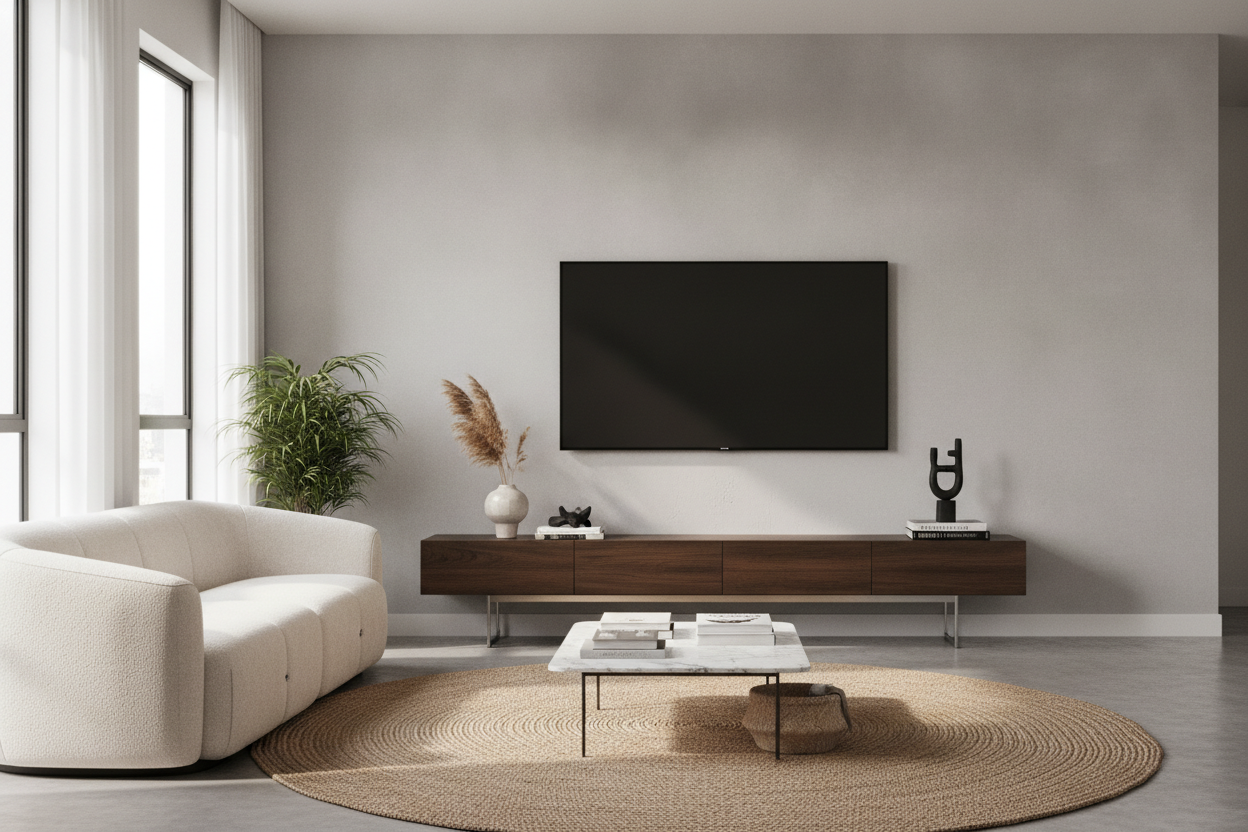 Your Mounted Screen Looks Weird Without a Table Under TV