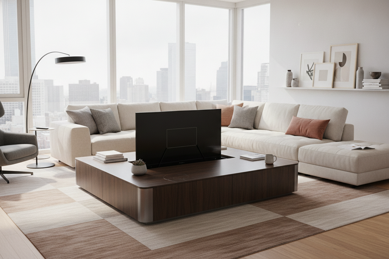 I Tried a Hidden TV in Coffee Table Setup (And Have Regrets)