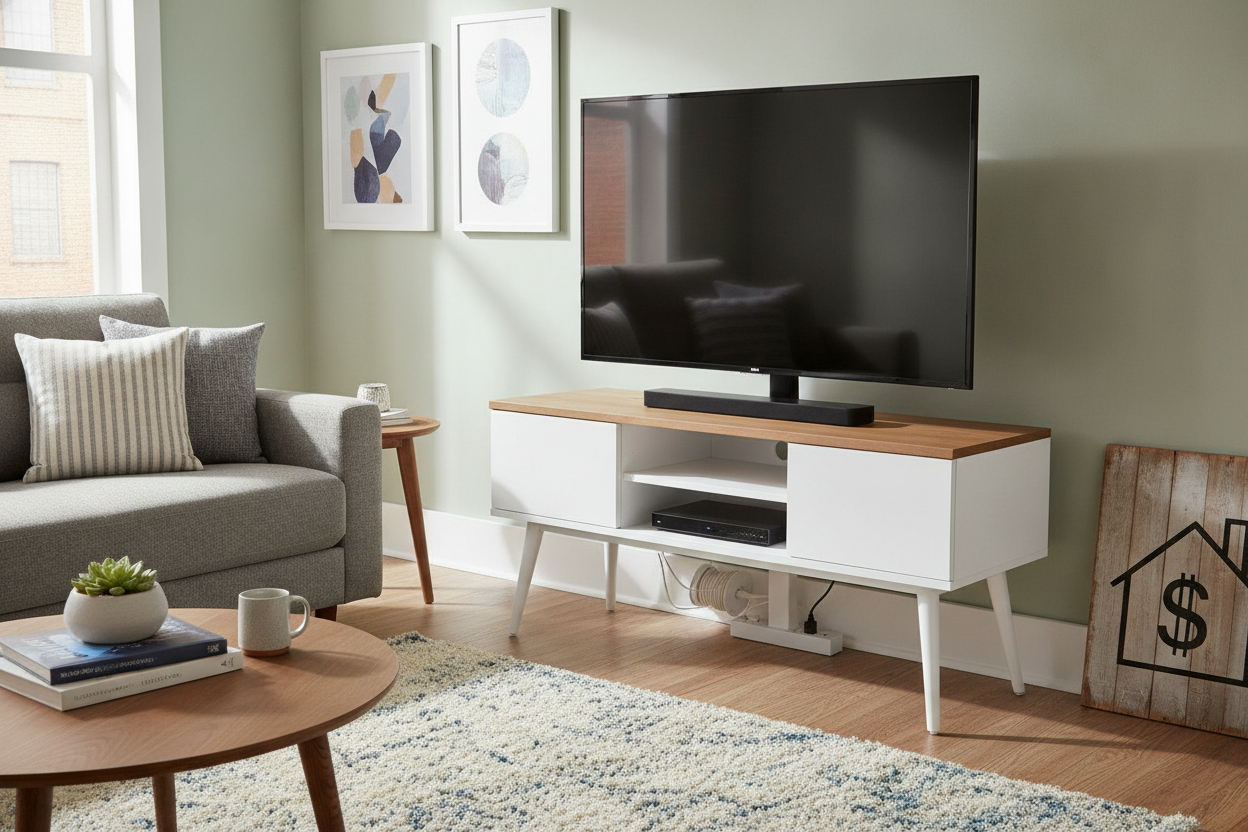 How a Target Universal TV Stand Saved My Rental Deposit