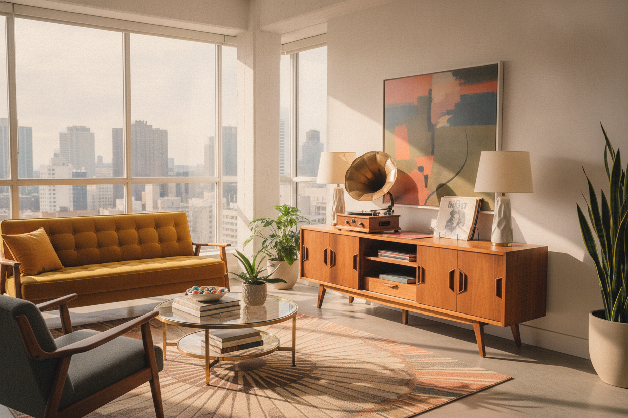 Your Mid-Century Media Console Looks Like a Mad Men Set